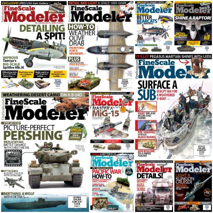 【英国版】《FineScale Modeler》2020年手工玩家飞机坦克模型PDF杂志（10本）