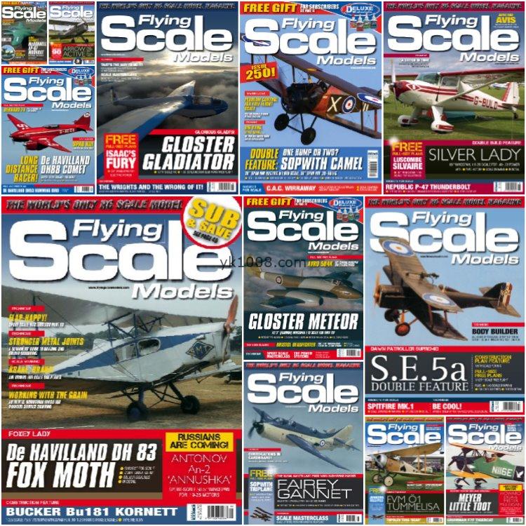 【英国版】《Flying Scale Models》2020年手工玩具飞机飞行模型制作pdf杂志电子版（12本）