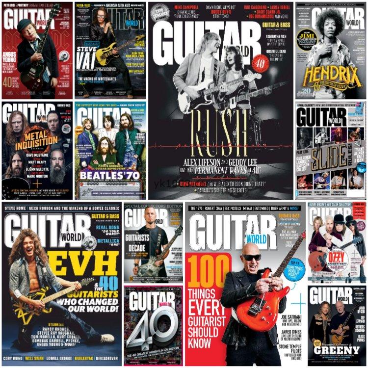 【美国版】《Guitar World》2020年合集吉他乐器吉他手教学技巧采访金曲专辑pdf杂志（13本）