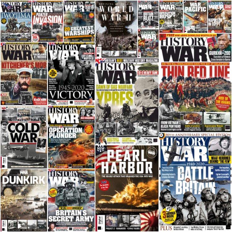 【英国版】《History of War》2020年合集战争历史古罗马征服世界大战战争冲突事件pdf杂志（19本）
