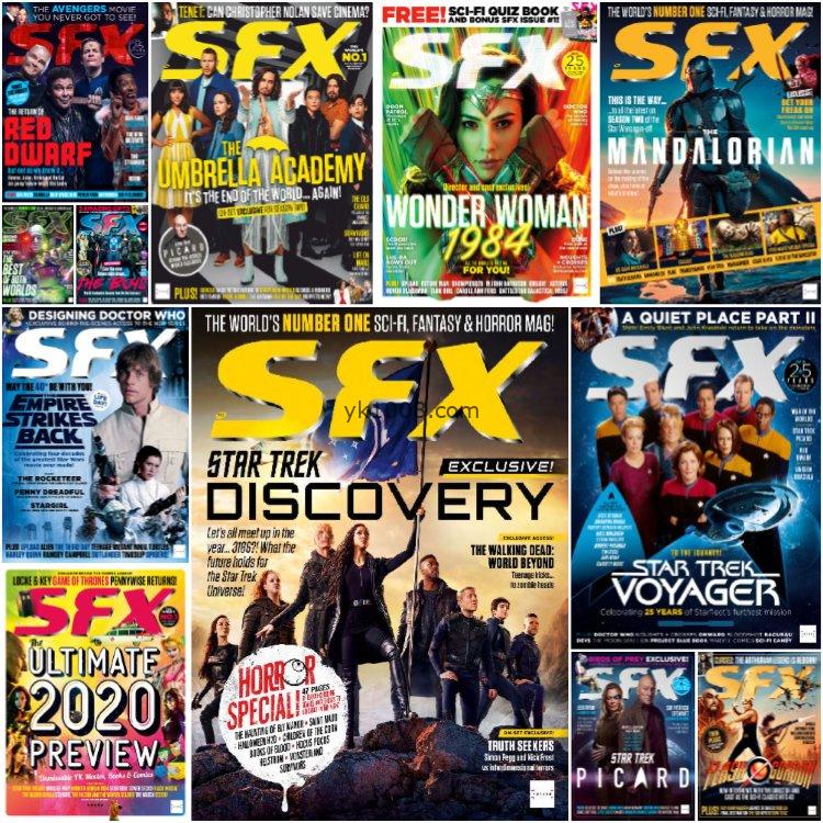 【英国版】《SFX》2020年合集科幻奇幻影视电影采访明星简介故事pdf杂志（12本）