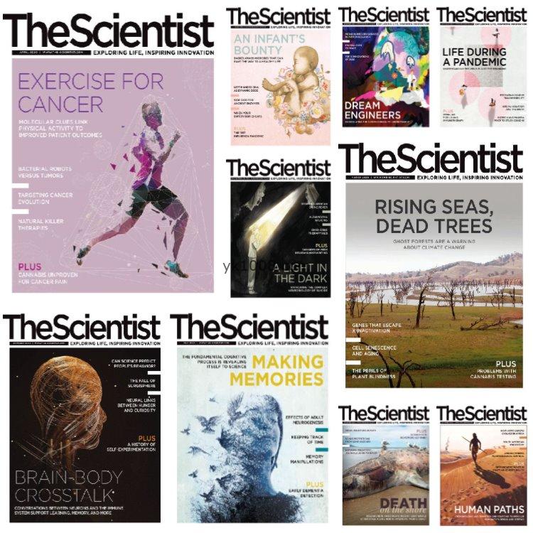 【美国版】《The Scientist》2020年合集细胞分子生物学遗传学生命科学研究pdf杂志（10本）
