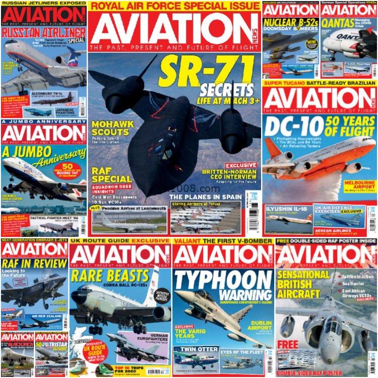 【英国版】《Aviation News》2020年合集航空新闻英国战机军用飞机客机摄影外观pdf杂志（12本）