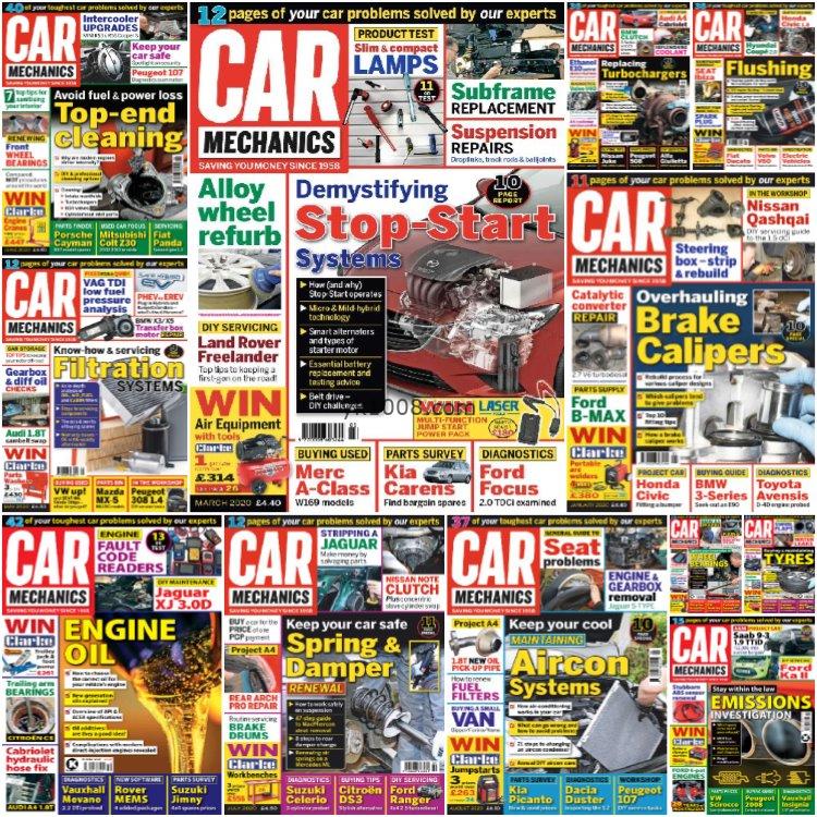 【英国版】《Car Mechanics》2020年合集英国汽车保养维修配件零件资源pdf杂志（12本）