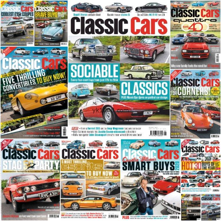 【英国版】《Classic Cars》2020年合集英国复古老爷车汽车人物故事经典汽车杂志pdf电子版（12本）