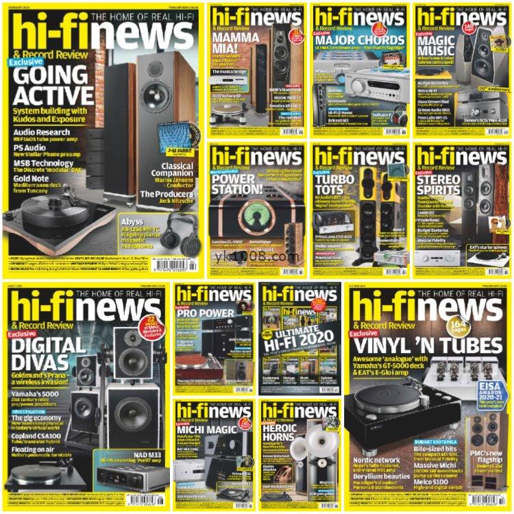【英国版】《Hi-Fi News》2020年合集高端音频设备音乐音响爱好者必备读物pdf杂志（13期）