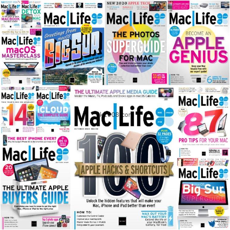 【英国版】《MacLife》2020年合集苹果手机Apple电子产品Mac、iPhone、iPad权威信息pdf杂志（12本）
