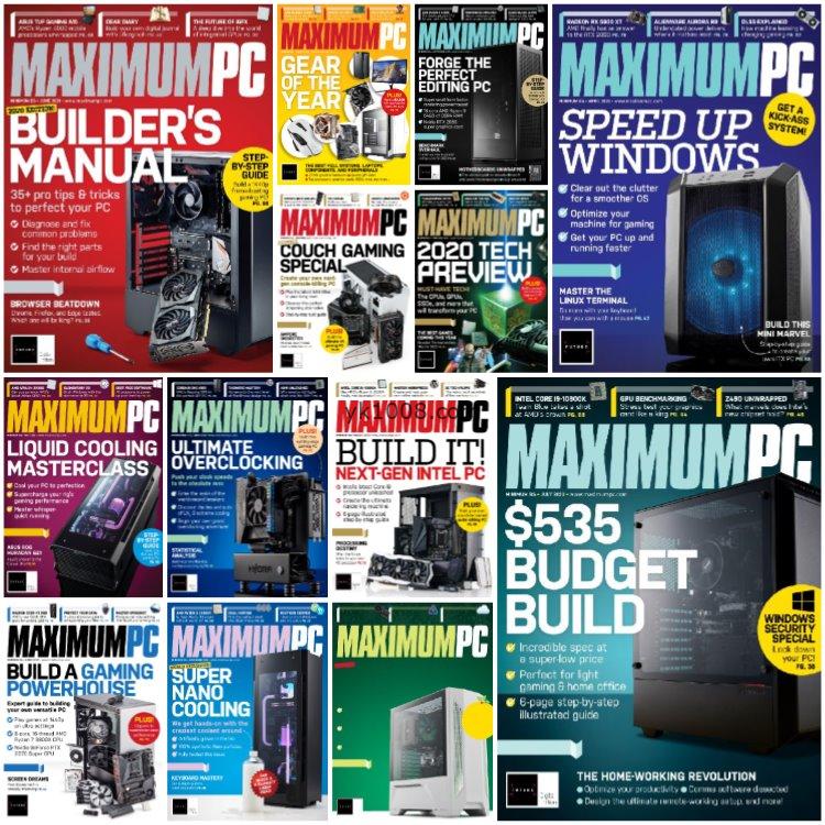 【美国版】《Maximum PC》2020年合集计算机电脑主机配置评价测评pdf杂志（13本）