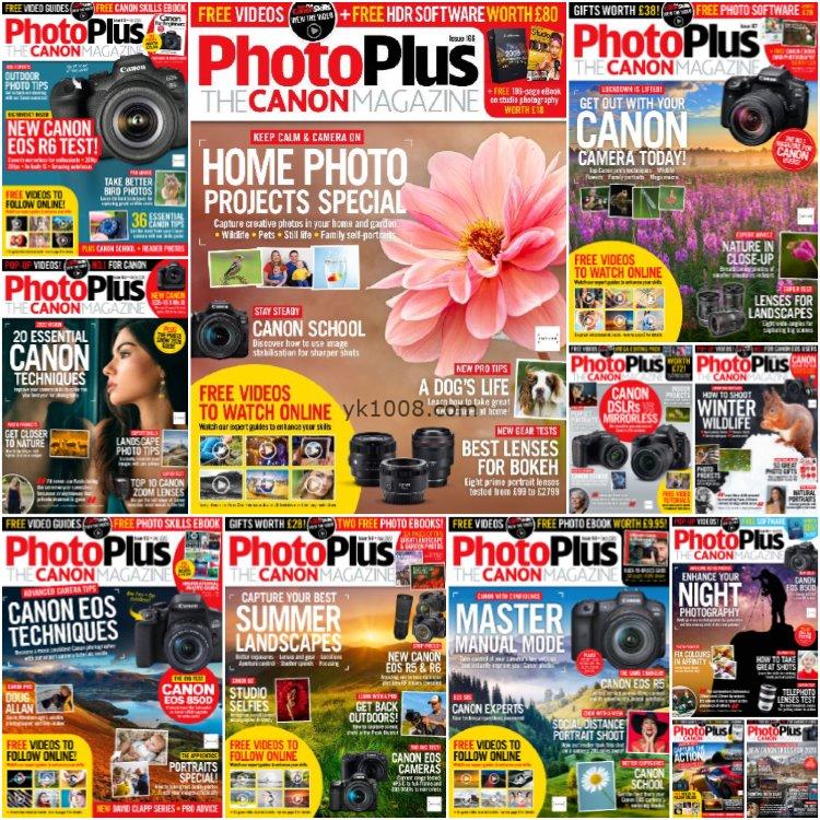【英国版】《PhotoPlus: The Canon Magazine》2020年合集佳能相机摄影技术指南初学者摄影入门爱好者摄影技巧pdf杂志（12本）