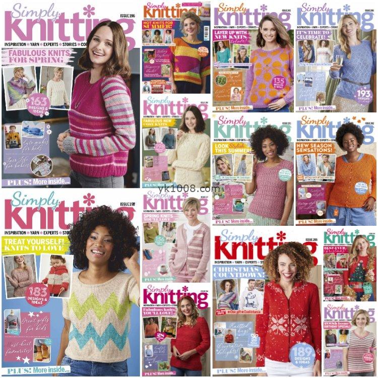 【英国版】《Simply Knitting》2020年合集英国最畅销针织杂志创意针织图案新闻pdf杂志