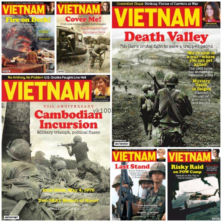 【美国版】2020年合集Vietnam越南冲突战争战斗战略武器军事爱好者了解历史pdf杂志（6本）