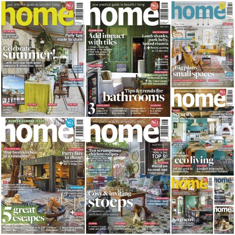 【南非版】《Home South Africa》2021年合集南非创意家居花园室内软装生活装饰设计PDF杂志（9本）
