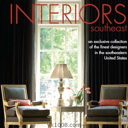 Interiors Southeast美国东南美式现代古典典雅家居装饰室内设计灵感参考pdf