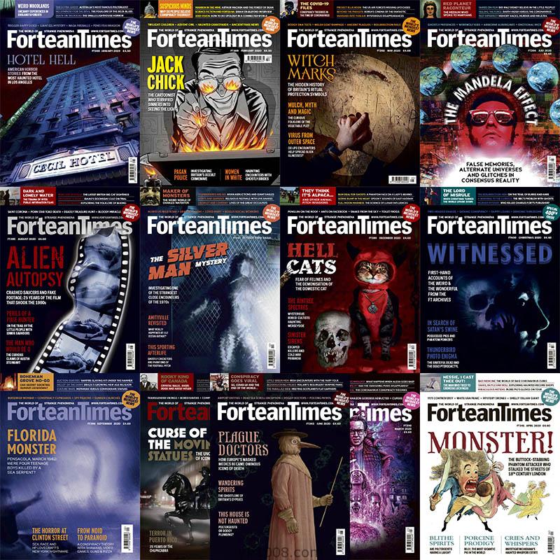 【英国版】2020年合集Fortean Times生活新奇古怪科技疯狂高清pdf杂志（13本）