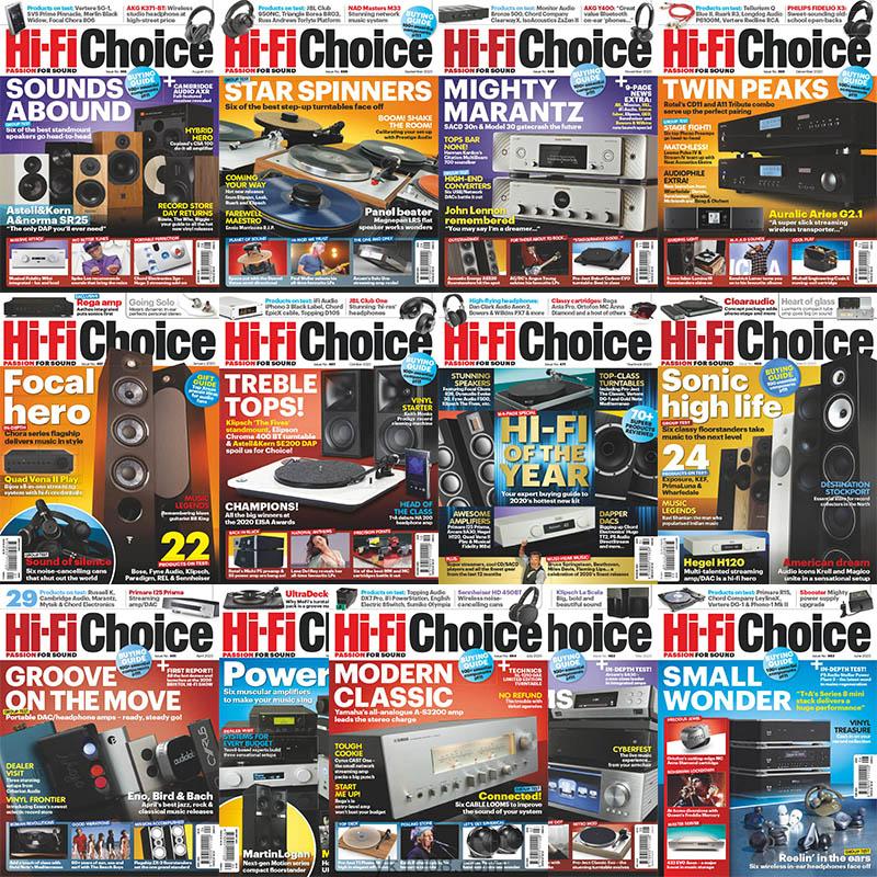 【英国版】2020年合集Hi-Fi Choice音乐录音音响设备pdf杂志（13本）