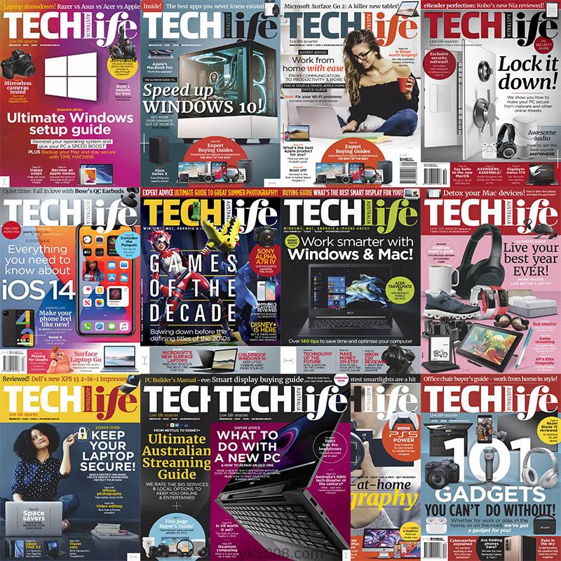 【澳大利亚】2020年合集TechLife Australia计算机电脑科技数码产品硬件软件pdf杂志（13本）