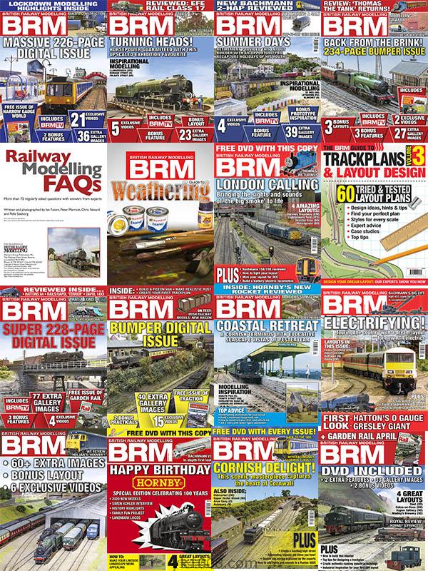 【英国版】2020年合集British Railway Modelling火车铁路手工模型高清pdf电子杂志（16本）