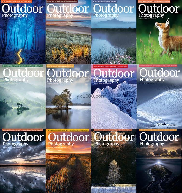 【英国版】2020年Outdoor Photography摄影杂志高清pdf全年合集（12本全）