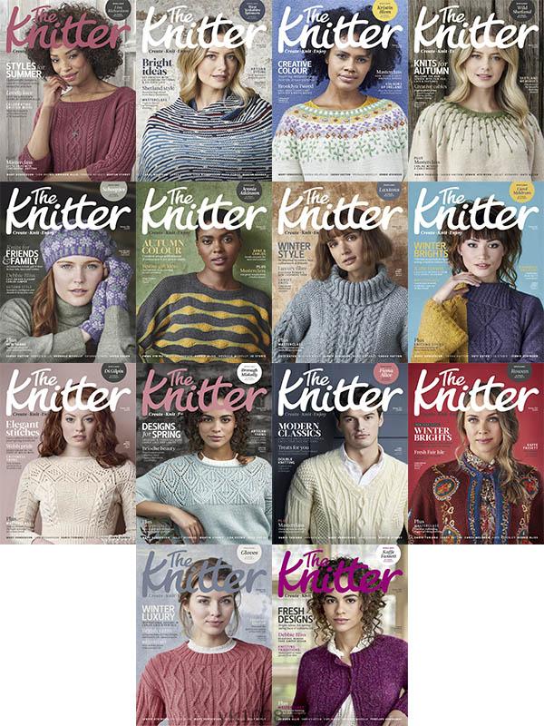 【英国版】2020年合集The Knitter毛衣针织图案设计高清pdf杂志电子版（14本）