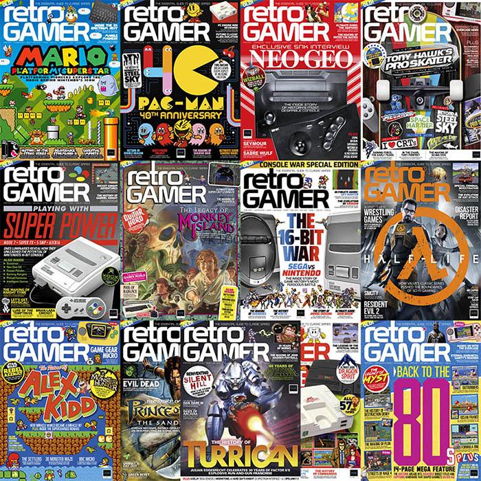 【英国版】2020年合集复古经典电玩主机游戏信息Retro Gamer UK高清PDF电子版（13本）