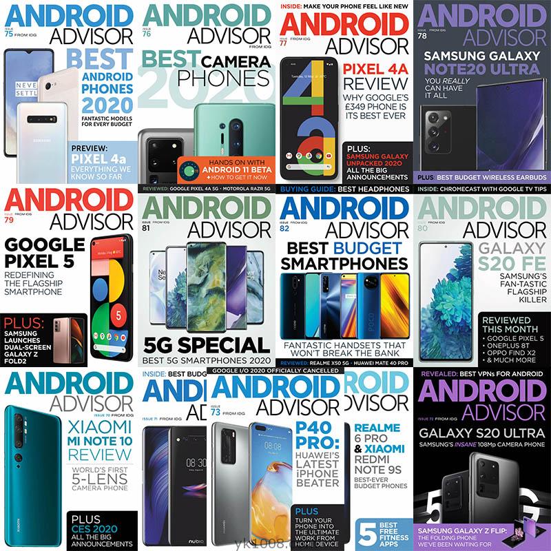 【英国版】2020年合集Android Advisor安卓智能平板手机信息pdf杂志（全12本）