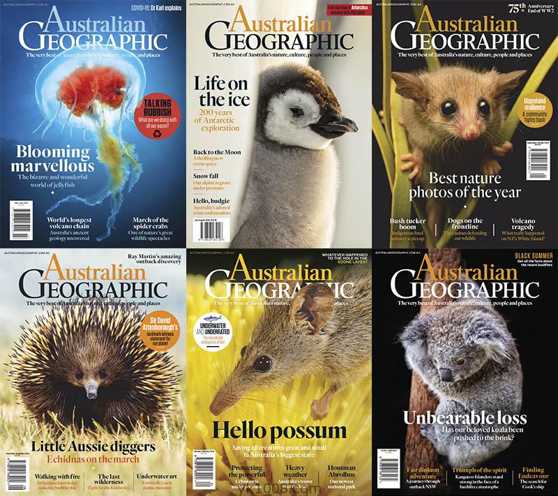 【澳大利亚】2020年合集Australian Geographic澳大利亚地理野生动植物杂志pdf（6本）