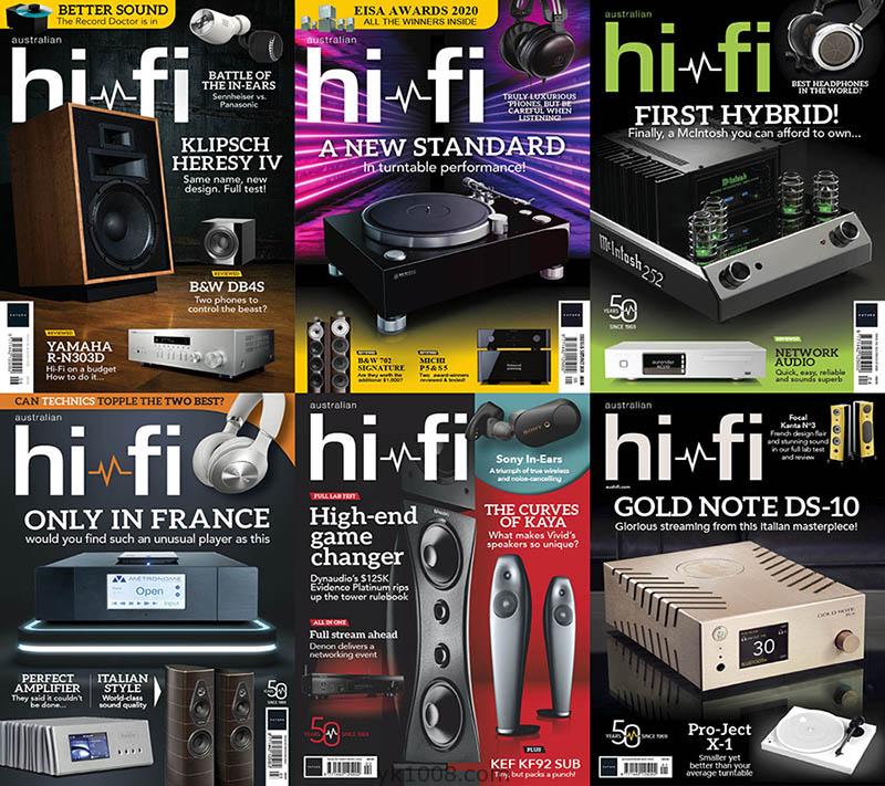【澳大利亚】2020年合集Australian Hi-Fi高端挑剔听众音乐Hi-Fi爱好者设备音乐评价pdf杂志（6本）