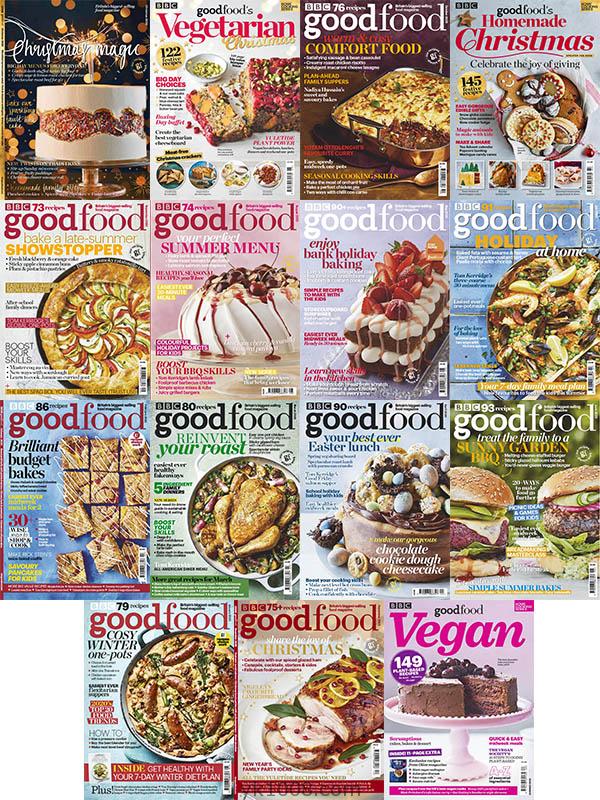 【英国版】2020年合集BBC Good Food UK美食菜谱甜品汉堡面包餐饮pdf杂志（15本）