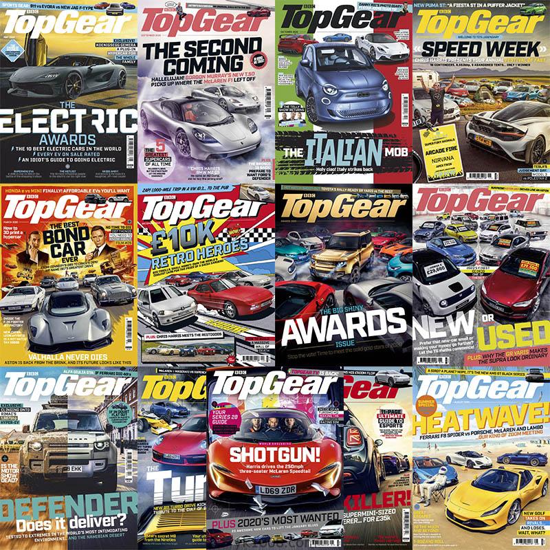 【英国版】2020年合集BBC Top Gear UK汽车超跑测试价格试驾评测指南高清pdf杂志（13本）