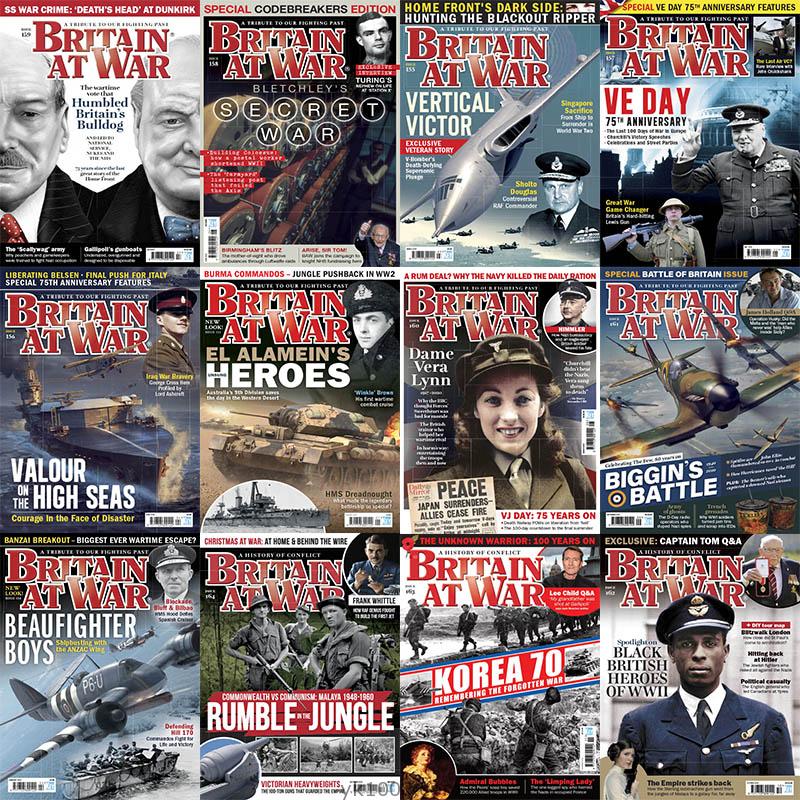 【英国版】2020年合集Britain at War战争中的英国20世纪战争冲突历史故事摄影时刻pdf杂志（12本）