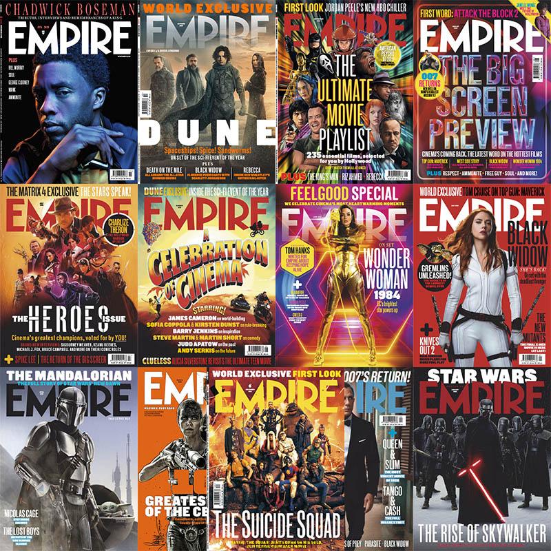 【英国版】2020年合集Empire UK电影魅力影视行业采访影评幕后故事明星电影业pdf杂志（13本）