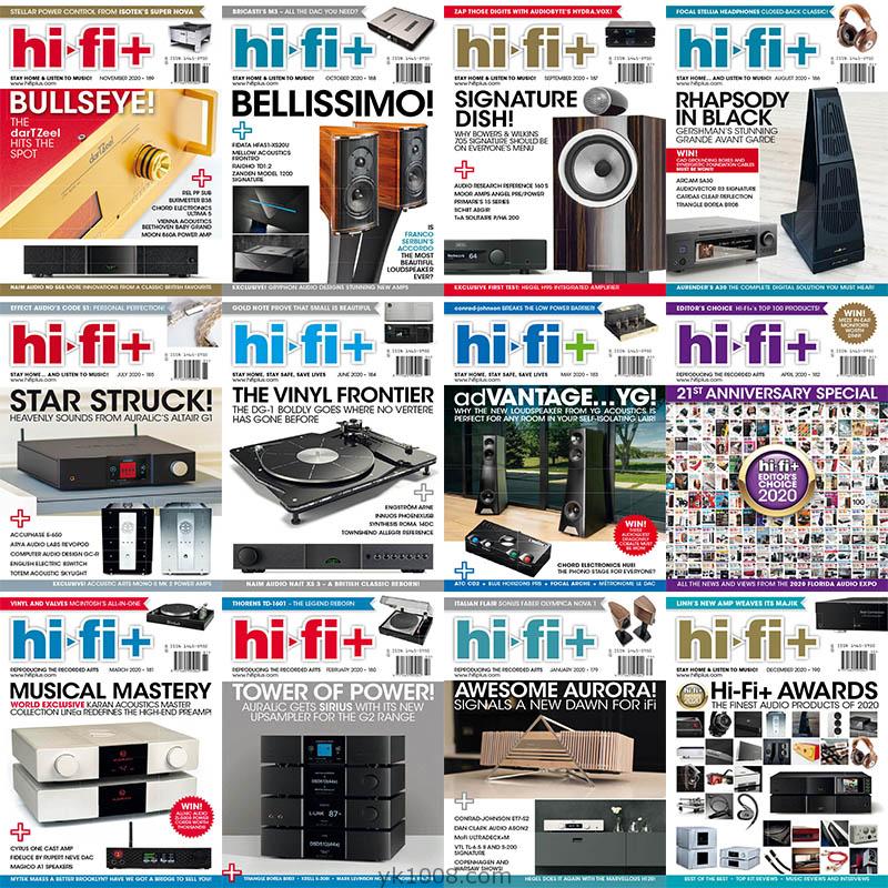 【英国版】2020年合集Hi-Fi+高端音频音乐播放复古设备音乐爱好者pdf杂志（12本）