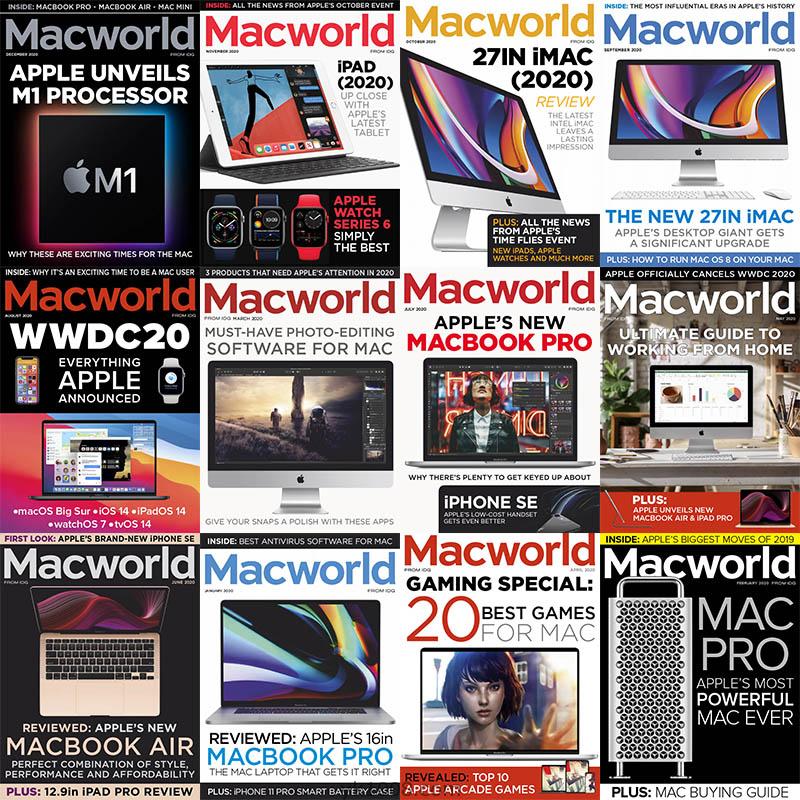 【英国版】2020年合集Macworld UK苹果产品手机平板新闻资源pdf杂志（12本）