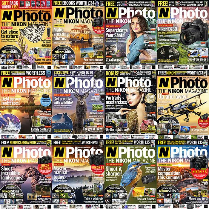 【英国版】2020年合集N-Photo UK尼康摄影师杂志数码单反相机使用技巧编辑灵感pdf杂志（12本）