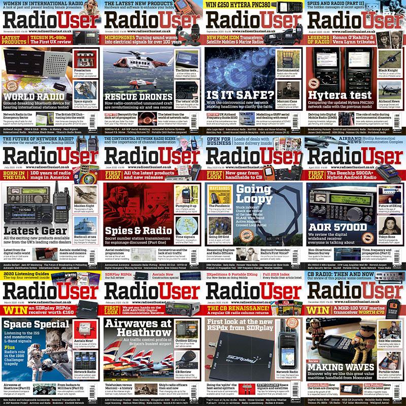 【英国版】2020年合集Radio User无线电用户使用者安保对讲机产品pdf杂志（12本）