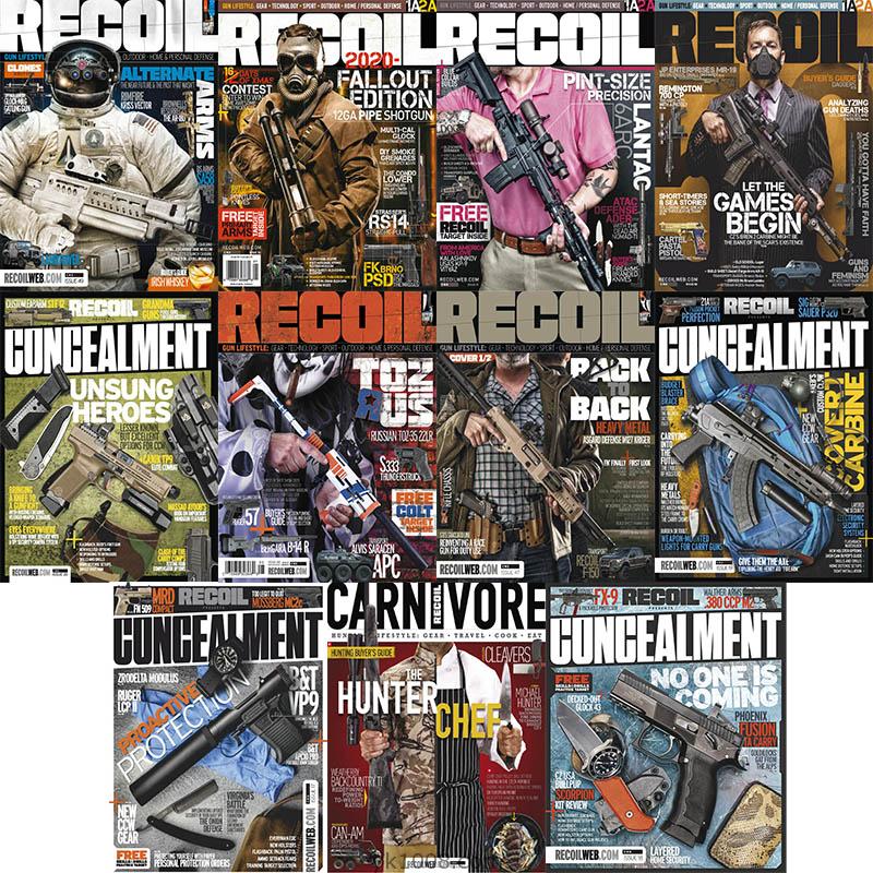 【美国版】2020年合集Recoil军事武器枪支射击运动枪械爱好者杂志pdf杂志（11本）