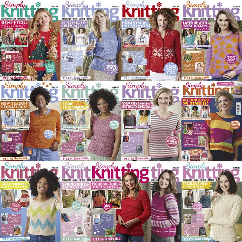 【英国版】2020年合集Simply Knitting英国最畅销针织杂志创意针织图案新闻pdf杂志