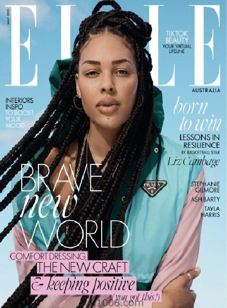 【澳大利亚】2020年5月刊Elle Australia她杂志女性时尚美容服饰时装PDF杂志