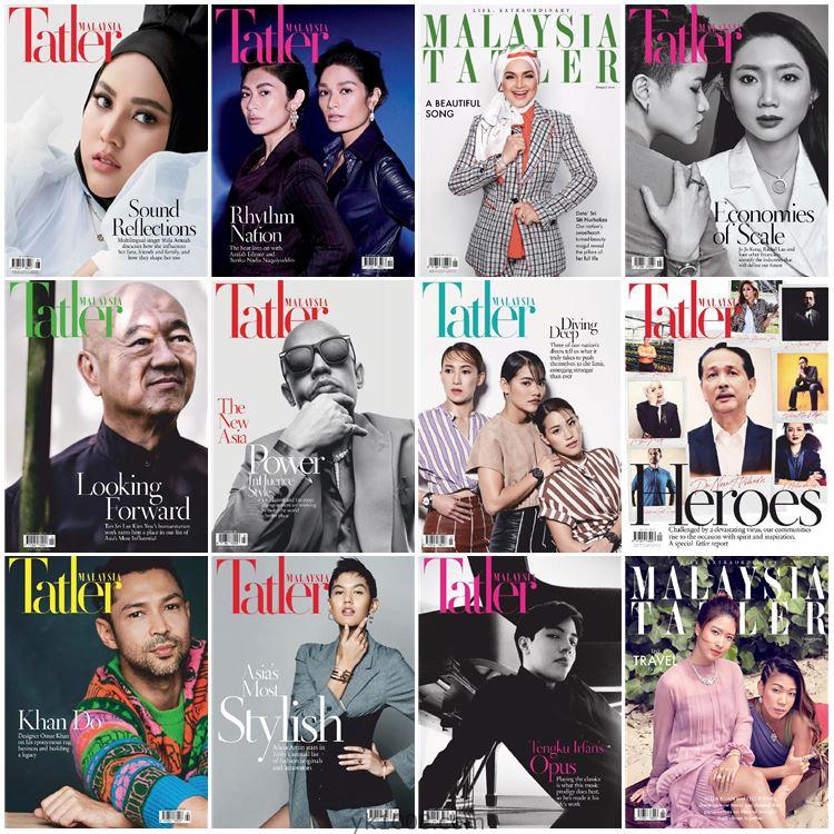 【马来西亚】Malaysia Tatler 2020年度合集泰勒时尚潮流服饰穿搭高清pdf杂志（12本）