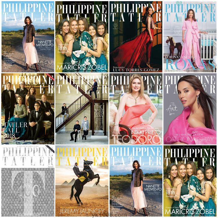 【菲律宾】Philippine Tatler 2019年合集时尚潮流生活服装旅游文化趋势信息pdf杂志（10本）