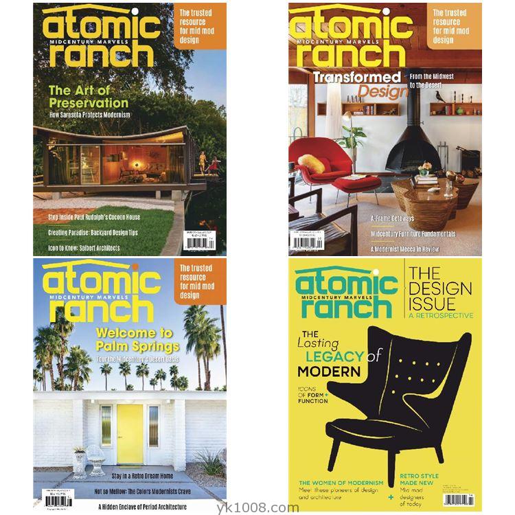 【美国版】《Atomic Ranch》2019年合集房屋室内装饰翻新装修pdf杂志（4本）