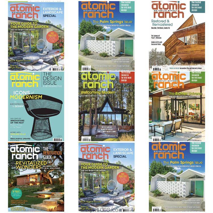 【美国版】《Atomic Ranch》2020年合集房屋室内装饰翻新装修pdf杂志（7本）