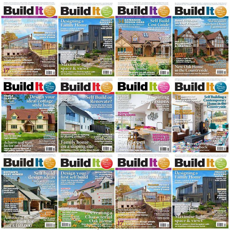 【英国版】《Build It》2016年度合集家居房屋建造自建房设计规划理念PDF杂志（10本）
