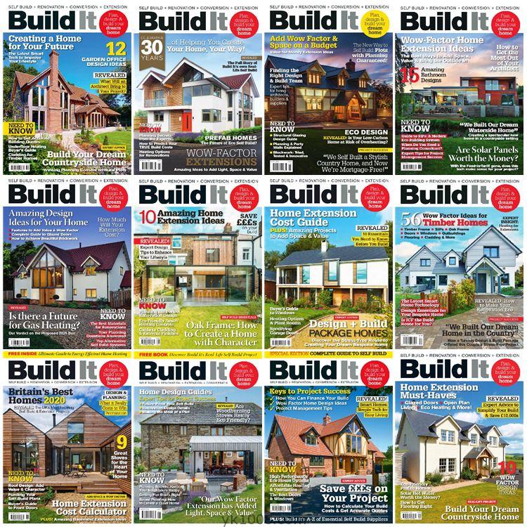【英国版】《Build It》2020年度合集家居房屋建造自建房设计规划理念PDF杂志（12本）