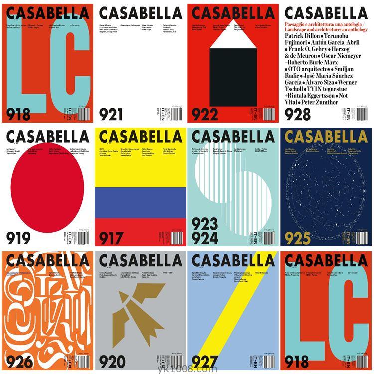 【意大利】《Casabella》2021年合集意大利建筑文化案例实景设计分析介绍学习材料pdf杂志（11本）
