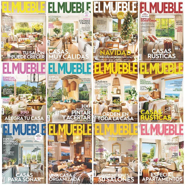 【西班牙】《El Mueble》2020年合集西班牙创意流行室内软装风格空间设计pdf杂志（12本）