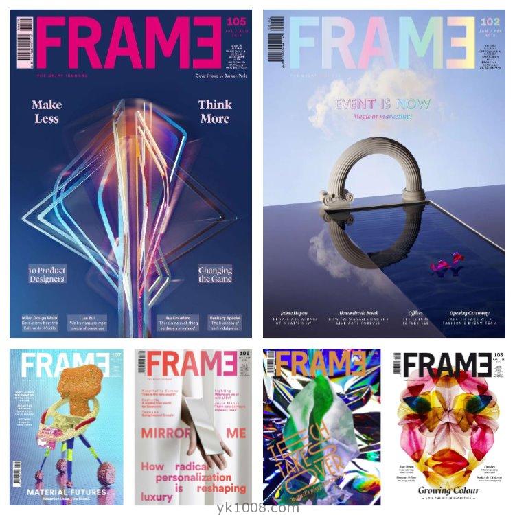 【荷兰版】《Frame》2015年合集创意前卫室内设计软装产品设计高清PDF杂志电子版（6本）
