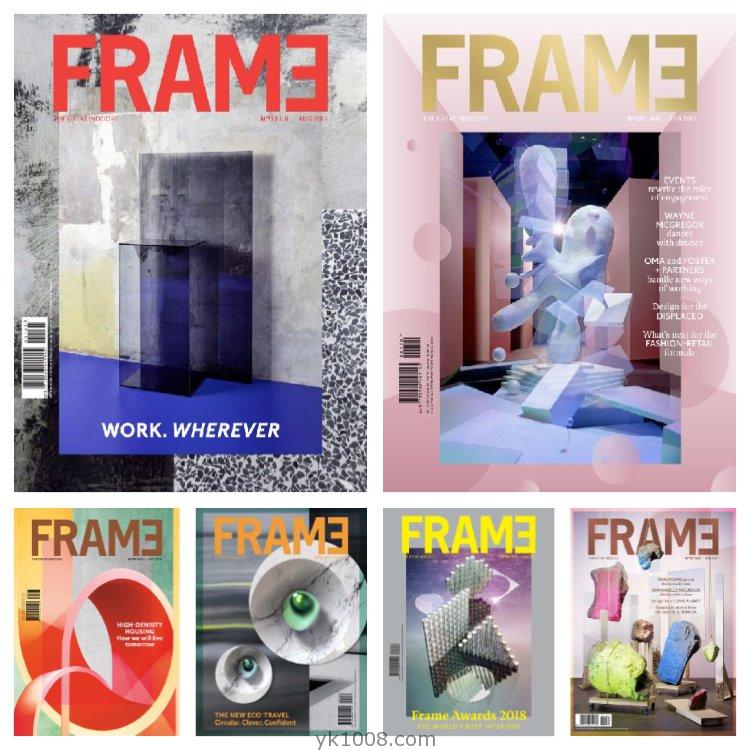 【荷兰版】《Frame》2018年合集创意前卫室内设计软装产品设计高清PDF杂志电子版（6本）