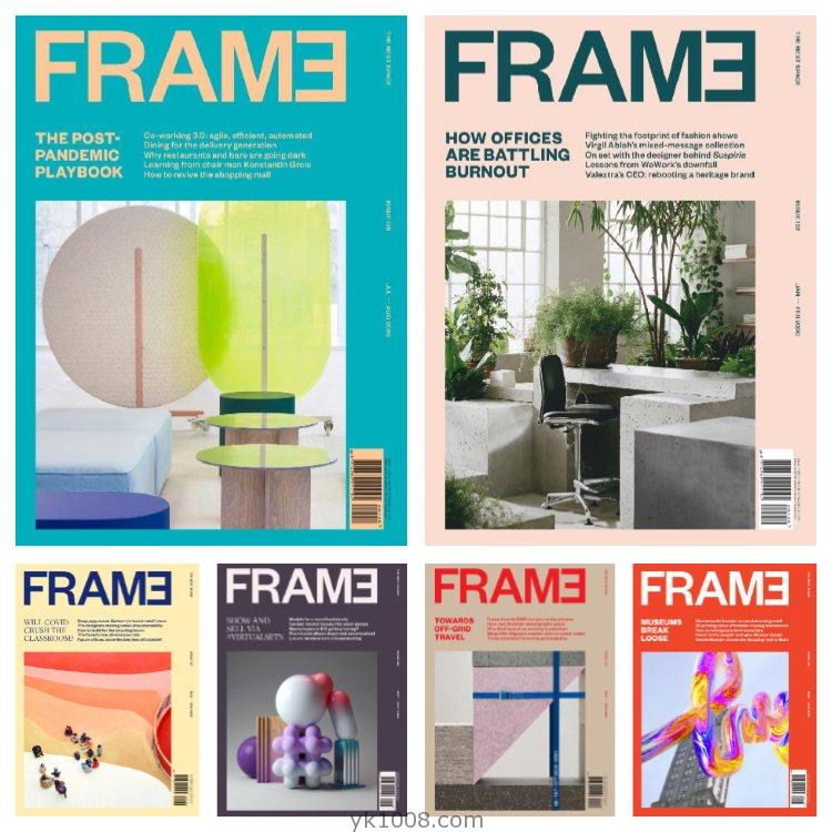 【荷兰版】《Frame》2020年合集创意前卫室内设计软装产品设计高清PDF杂志电子版（6本）