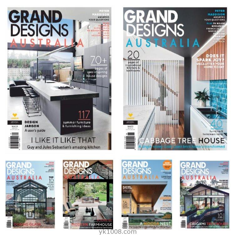 【澳大利亚】《Grand Designs Australia》2019年合集时尚创意家居设计改造翻新室内软装设计PDF杂志（6本）